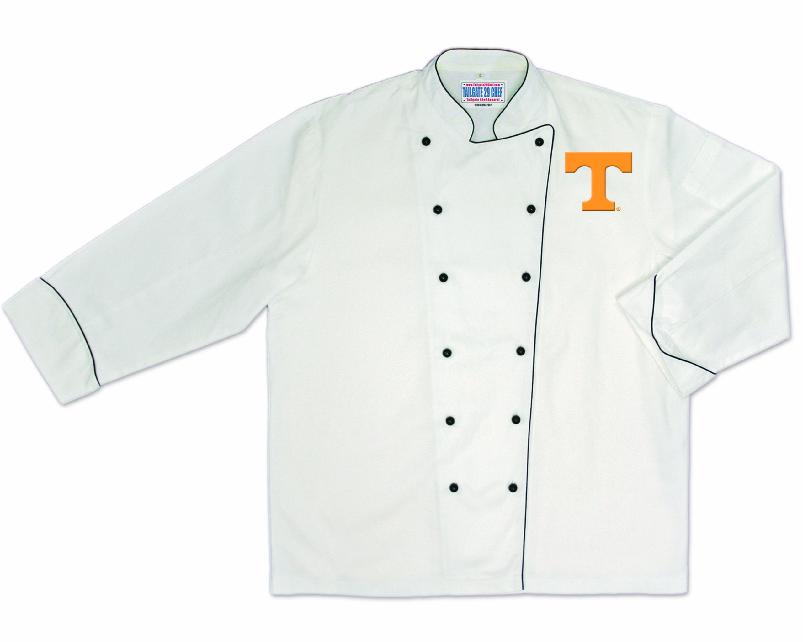 NCAA Premium Chef Coat - Professional Cooking Apparel for Culinary Enthusiasts & Chefs - Perfect for Restaurants, Culinary Schools & Home Kitchens