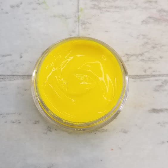DGAGA Chalk Paste Self-Adhesive Stencils - Yellow Screen Printing Ink for Mesh Transfer - DIY Home Decor, Wood Signs, Canvas & Glass - Perfect for Chalkboard Art, Crafts & DIY Projects (Ideal for Wall Decals, Wedding Signs & Handmade Gifts)