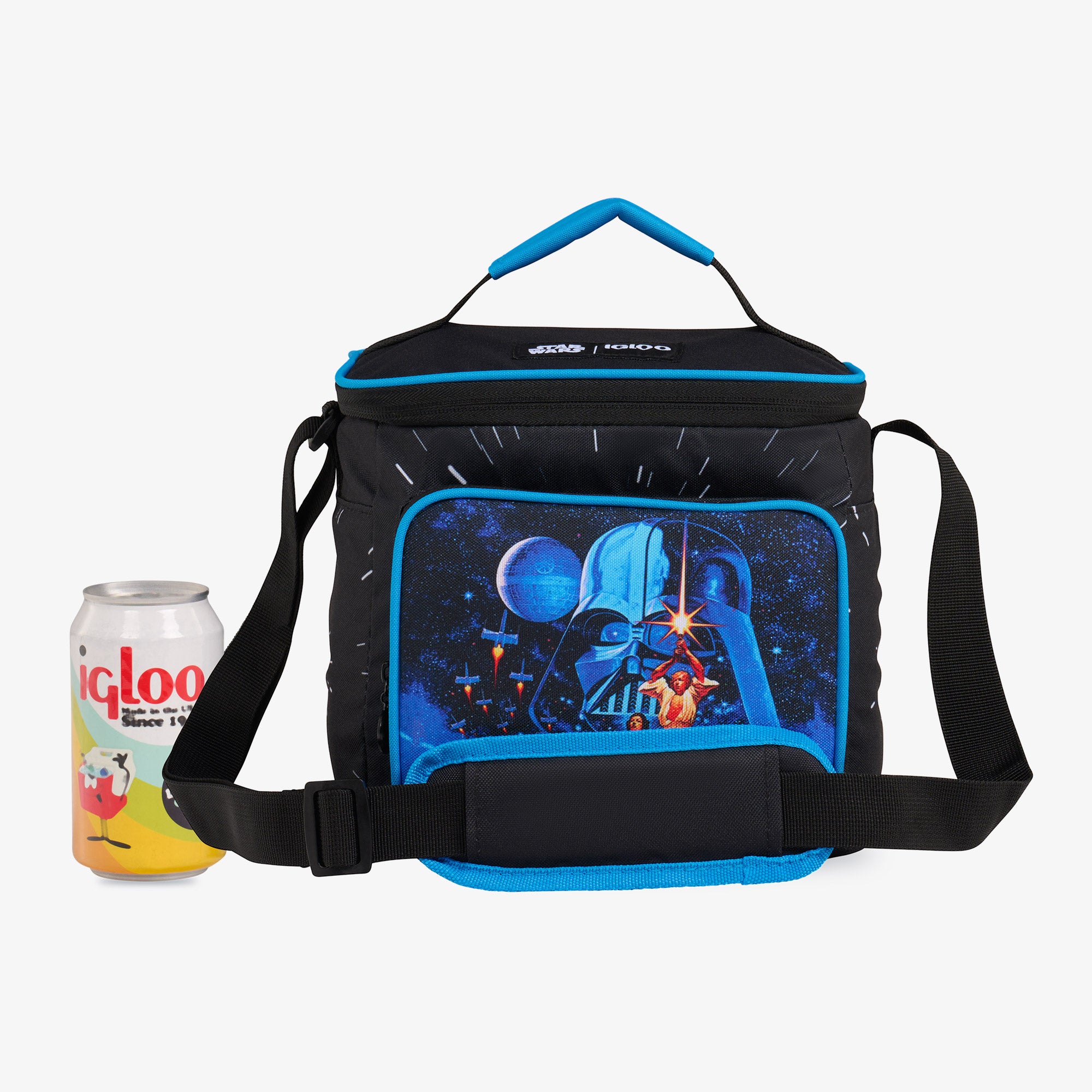 Star Wars™ Themed Insulated Lunch Box - Reusable & Leak-Proof Square Lunch Bag for Kids & Adults - Perfect for School, Work, Picnics & Star Wars Fans Collection