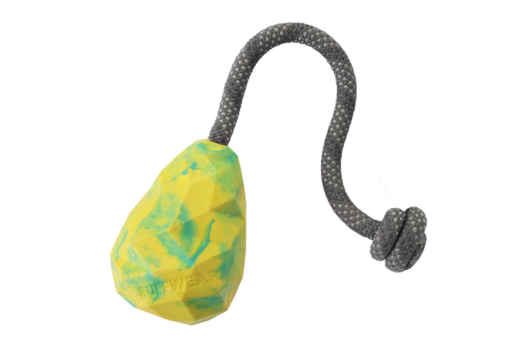 Huck A Cone® Amarillo Fosfo (Lichen Green) Tug Toy for Dogs - Durable Interactive Play Fetch Toy for Pets - Perfect for Outdoor Play, Training & Bonding with Your Dog