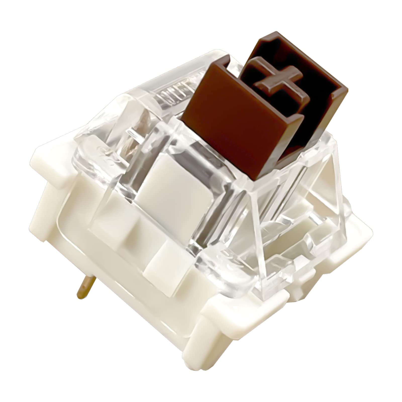 Outemu Brown Switch 3-Pin - Cherry MX Equivalent for Mechanical Gaming Keyboard (72pcs) - DIY & Replacement