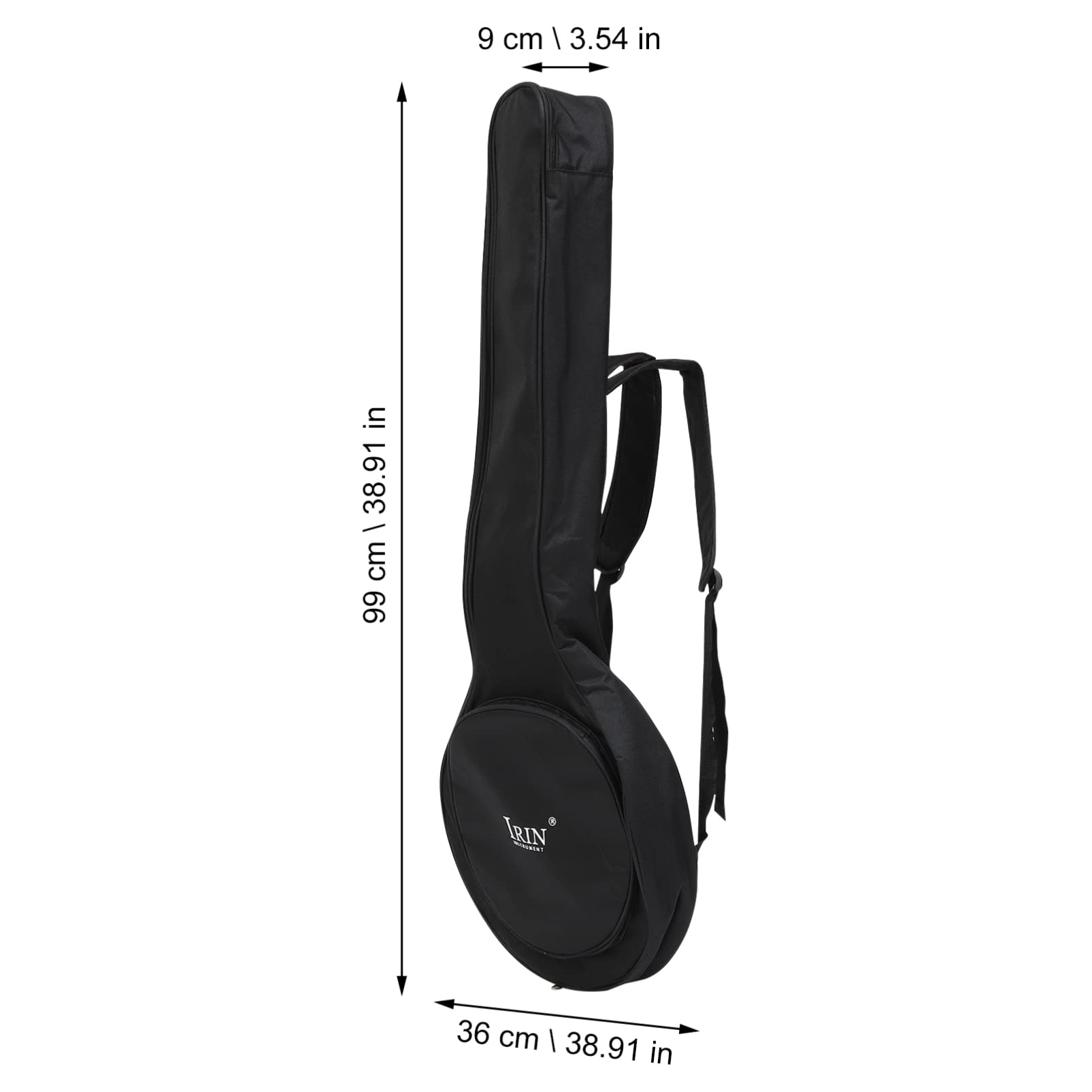 **Mikinona 5-String Banjo Case - Padded Travel & Storage Bag for Banjos, Durable Protection for String Instruments - Perfect for Gigging, Touring & Home Storage**