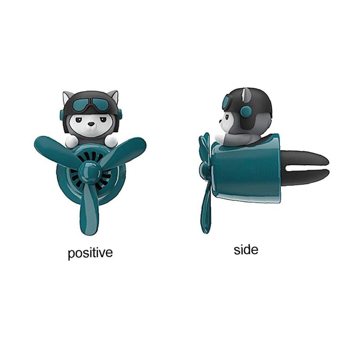 Husky Dog Car Air Freshener - Aromatherapy Diffuser with Exhaust Clip for Car Vent - Perfect for Pet Lovers & Long Road Trips