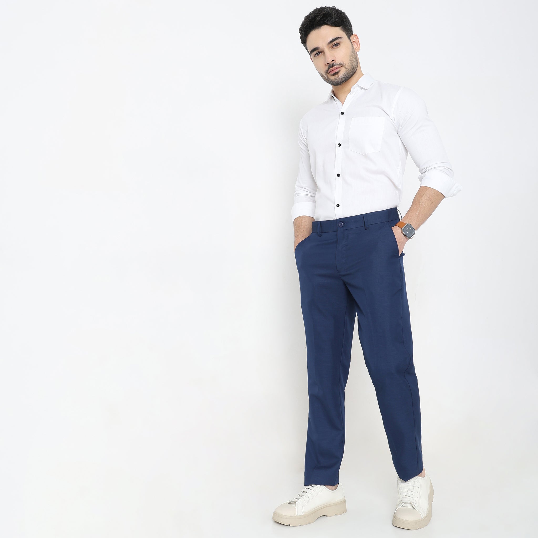 Elementalᵉˣ Women's Mid Rise Easy Care Stretch Pants - Comfortable Work Pants for Office & Travel