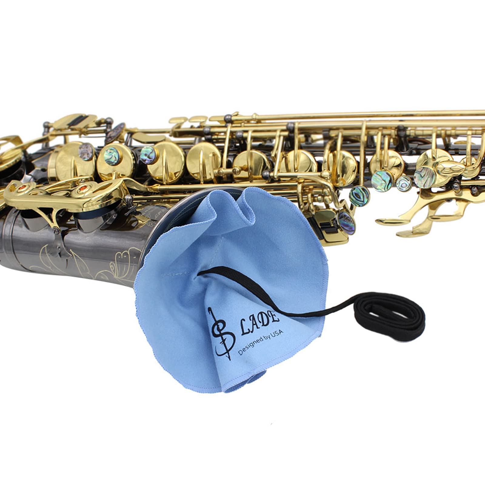 Saxophone Cleaning Swab for Tube Care - Perfect for Sax & Straight Sax Maintenance