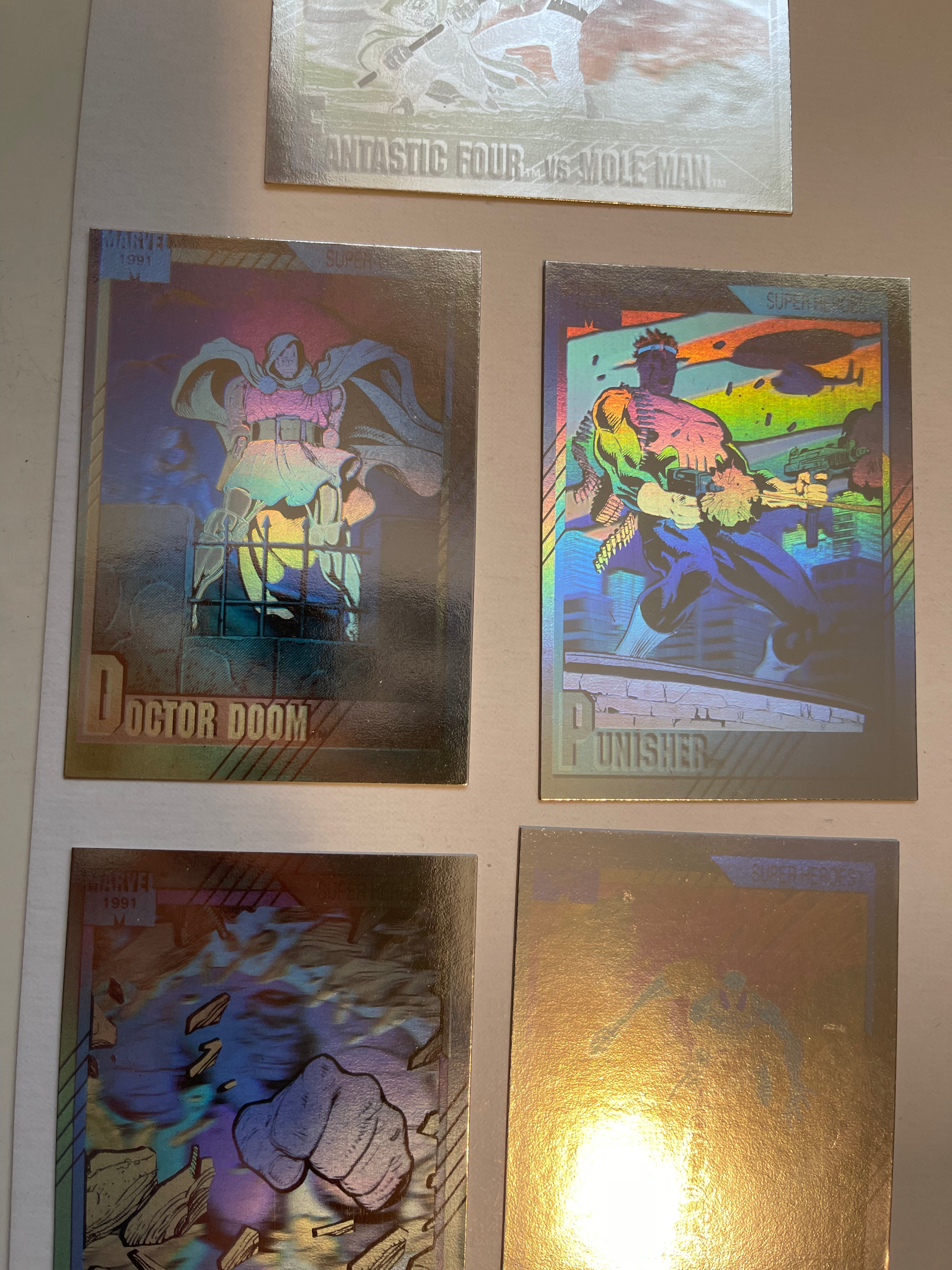 Marvel Universe Series 1 Rare Hologram Insert Cards Set - Complete Collector's Edition for Comic Book Fans & Trading Card Enthusiasts - Perfect for Display, Trading, and Investment