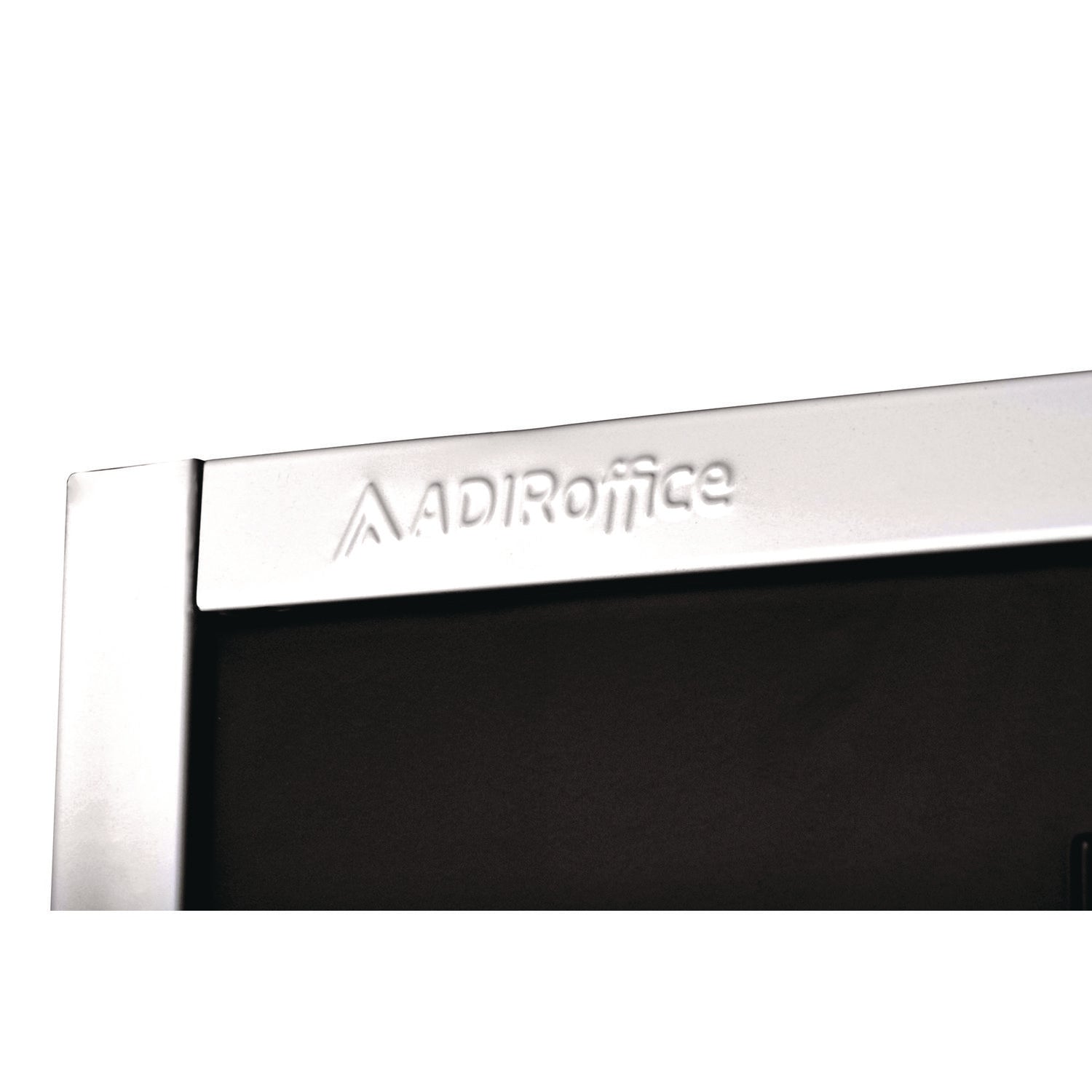 AdirOffice 3-Compartment Steel Storage Locker - 12x12x72 Inches, Black - Perfect for Gym, School, Office & Warehouse Organization