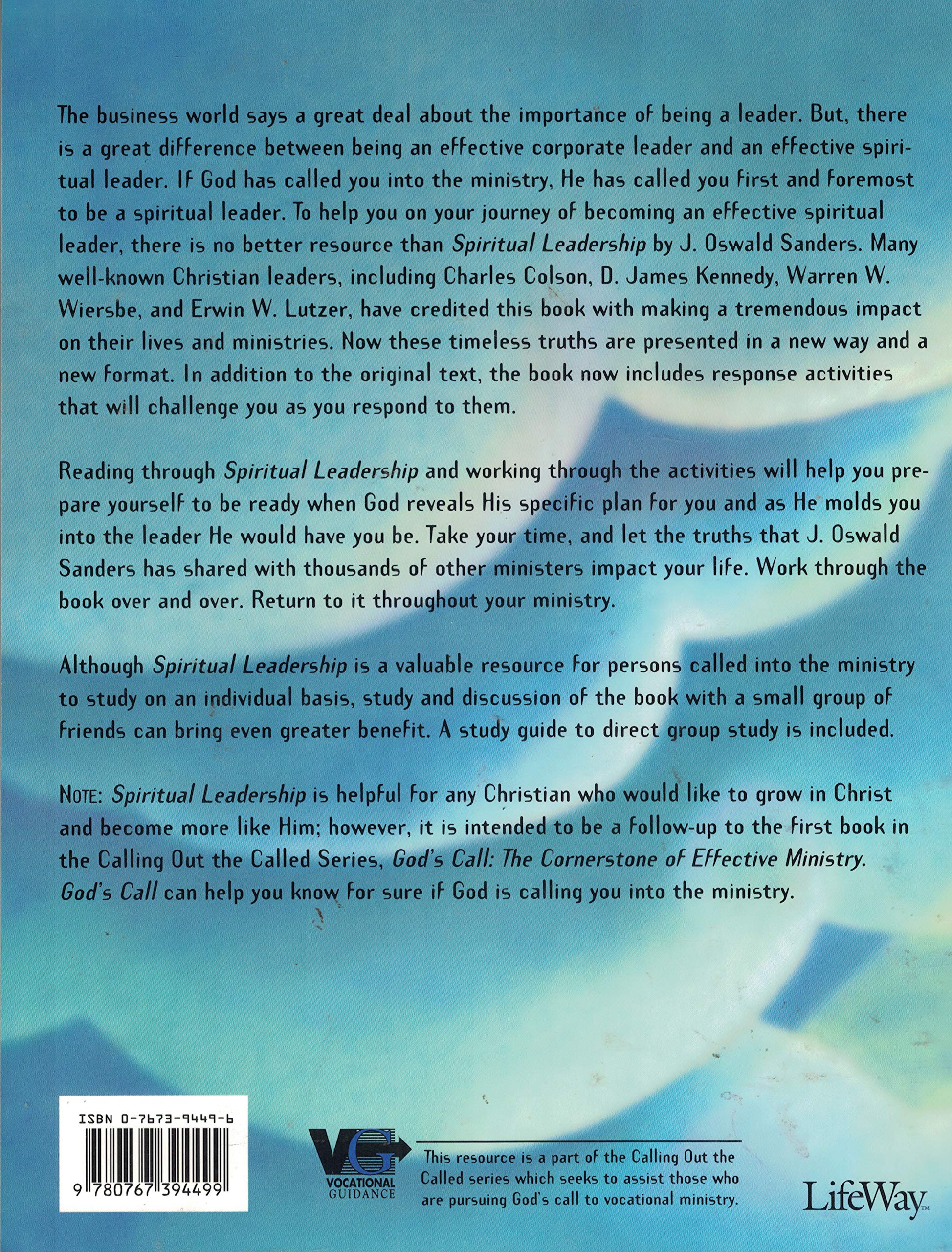 Spiritual Leadership: Responding To God's Call - Christian Devotional Book for Pastors & Ministry Leaders | Perfect for Bible Study, Small Groups & Personal Growth
