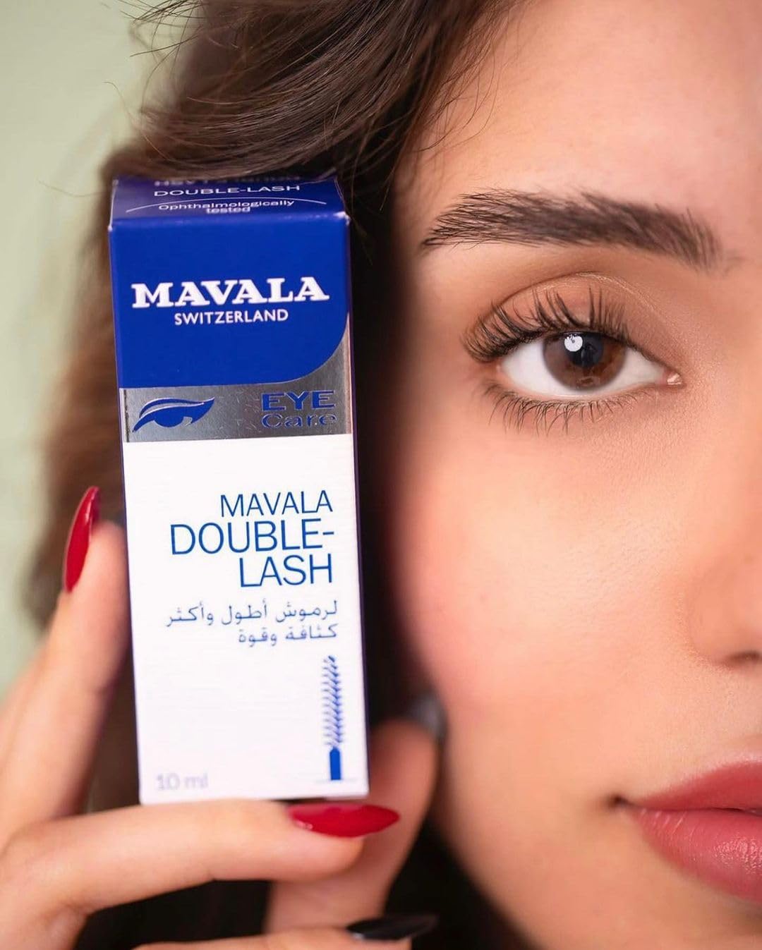 Mavala MAVALA Eye-Lite Double-lash Eyelash Enhancer (0.3 oz) - Natural Lash Growth Serum for Longer, Thicker Lashes - Perfect for Nighttime & Daily Use