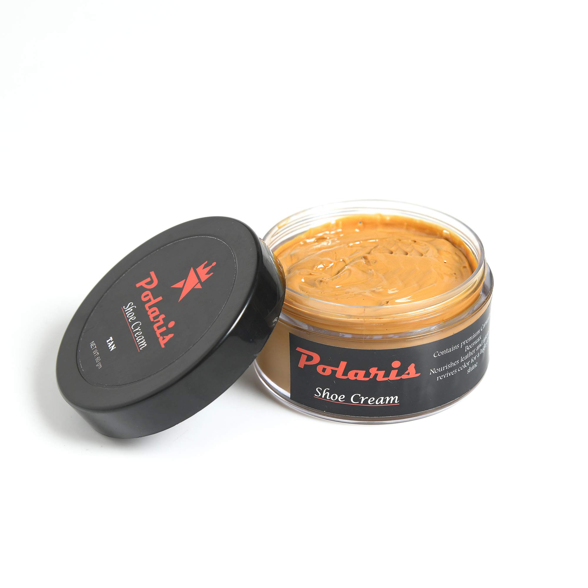 Premium Polaris Shoe Cream - High Shine Leather Polish for Shoes, Boots, Bags & Jackets | All-Purpose Leather Conditioner & Protector | Formal Shoes, Loafers, Purses & Slippers | Multi-Color Options | Perfect for Daily Shine & Leather Care Maintenance