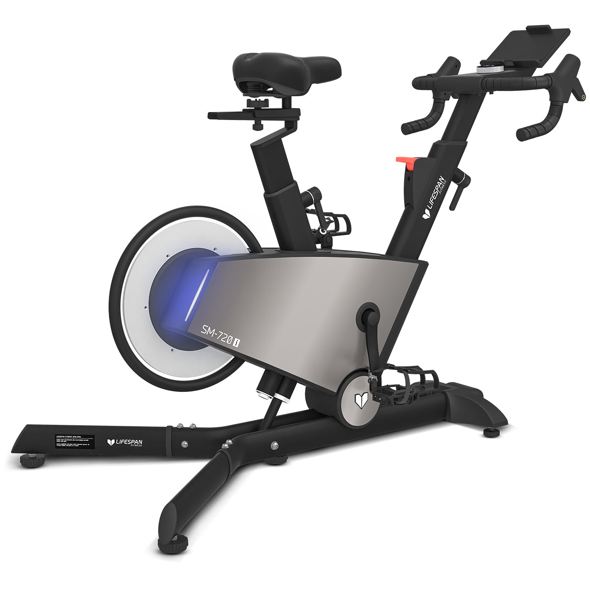 SM 720i Magnetic Spin Bike with Adjustable Incline/Decline - Indoor Cycling Exercise Bike for Home Gym & Cardio Workouts - Perfect for Weight Loss & Fitness Training