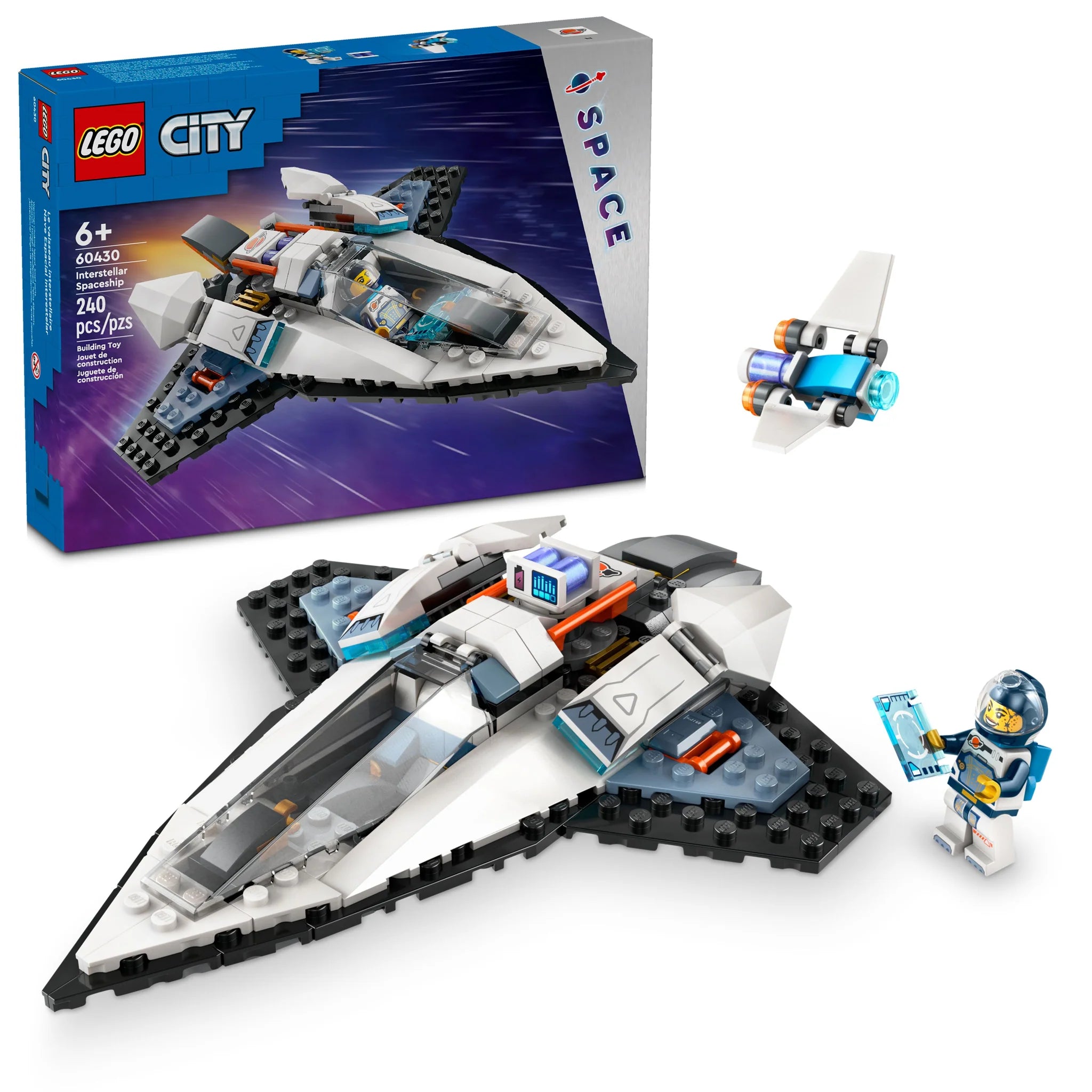 LEGO® City Interstellar Spaceship Building Toy Set for Kids - STEM Learning & Space Exploration Play for Boys & Girls Ages 6+ - Perfect for Creative Play & Birthday Gifts
