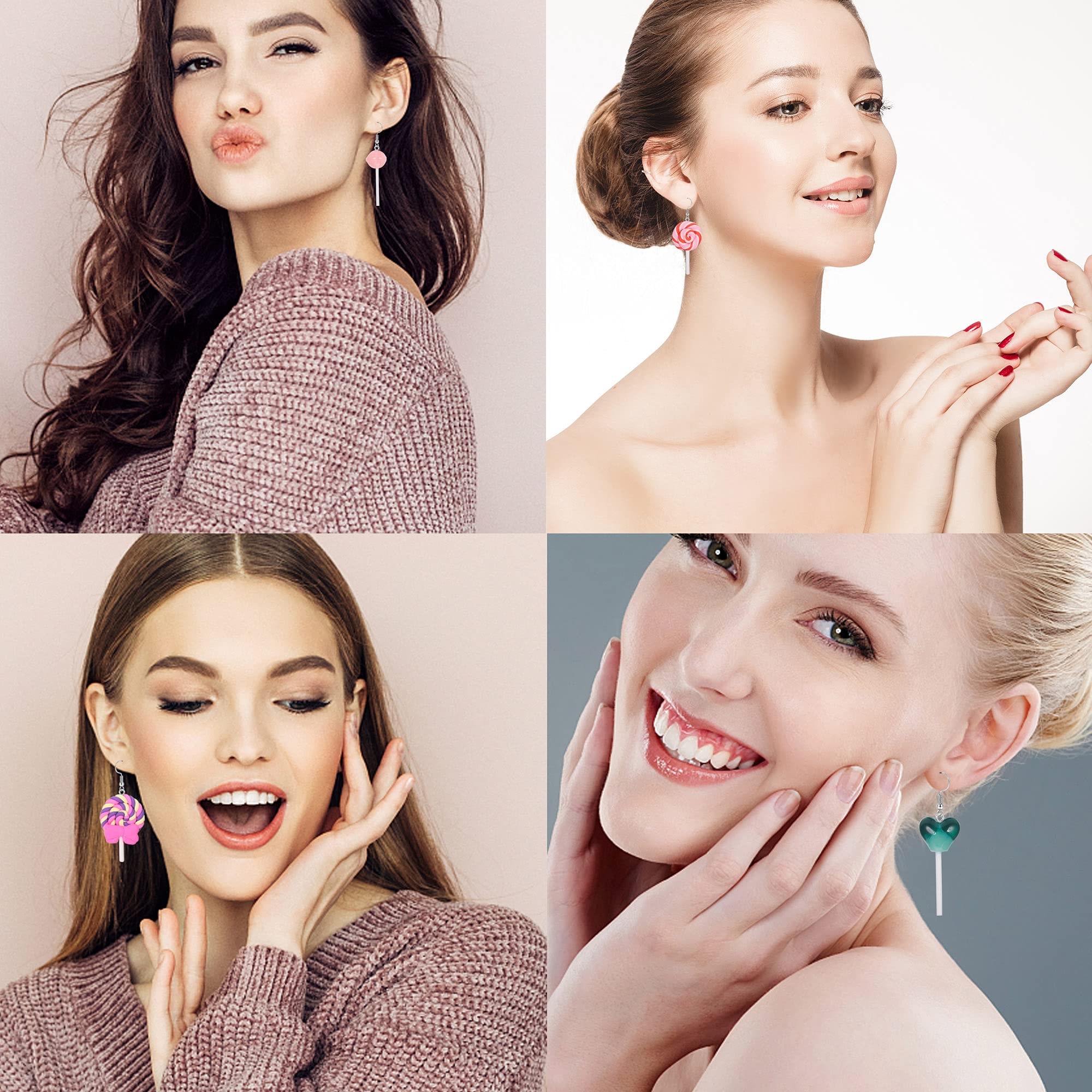 12-20 Pairs Aesthetic Y2K Drop Earrings Set - Cute Dangle, Quirky & Funny Earrings for Women | Trendy Lesbian Earrings for Parties, Gifts & Everyday Wear