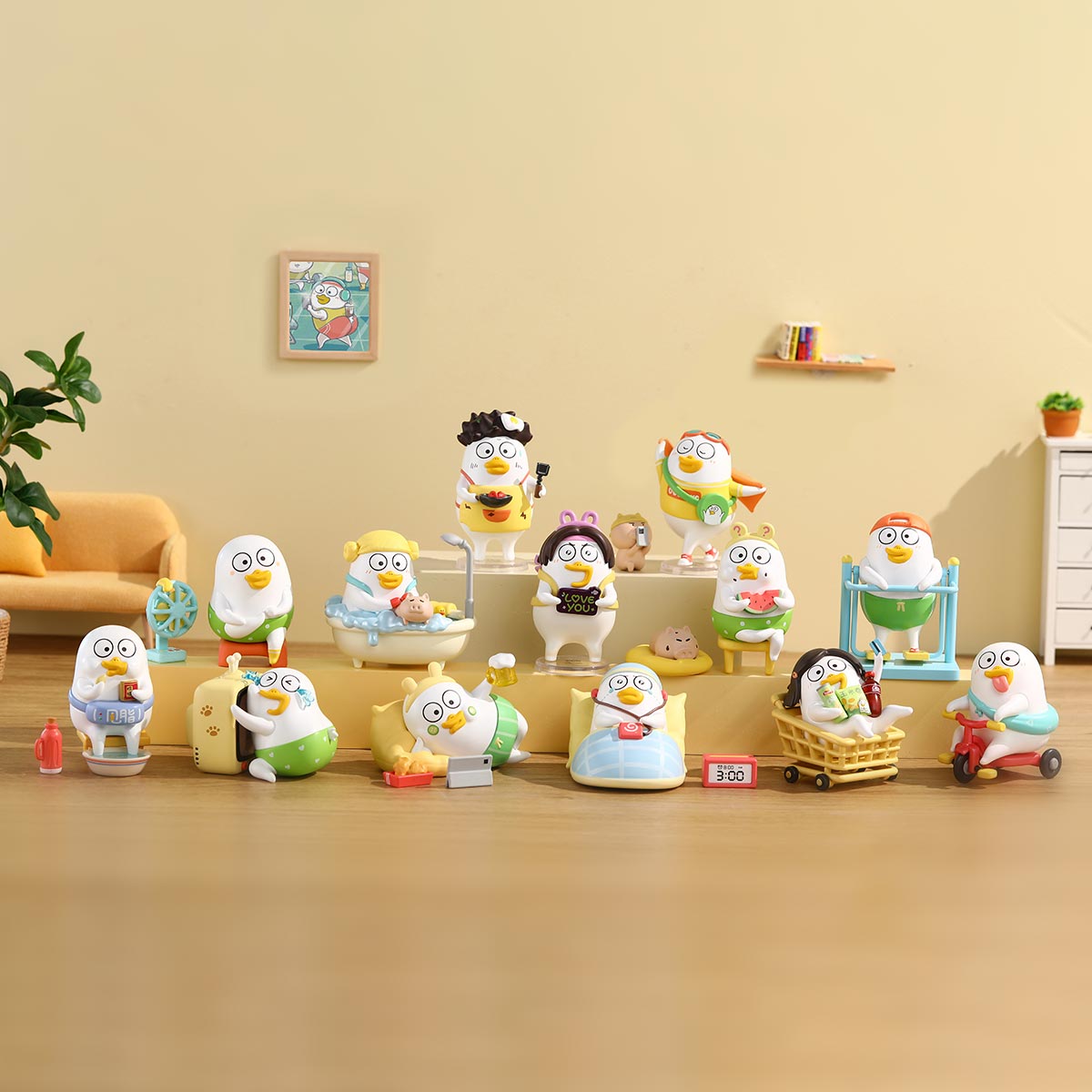 Duckyo's Leisure Life Series Collectible Figures - Perfect for Home Decor, Office Display, and Gift Giving