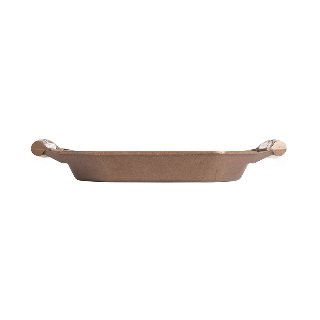 Premium Cast Iron Grill Pan for Steak, Chicken & Vegetables – Heavy Duty Skillet with Even Heat Distribution – Perfect for Indoor & Outdoor Cooking, Camping & BBQ