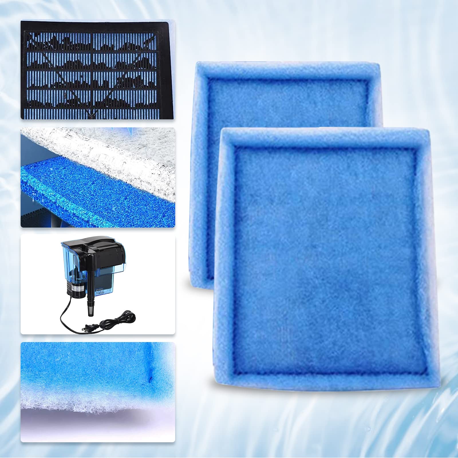 EZ-Change #2 Aquarium Filter Cartridge 10-20 Gallon - 4 Pack for Clean Water & Healthy Fish