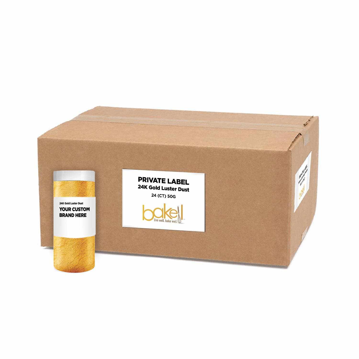24K Gold Luster Dust for Baking & Cake Decorating - Edible Food Grade Sparkle Powder - Perfect for Cakes, Cupcakes, Cookies & Desserts