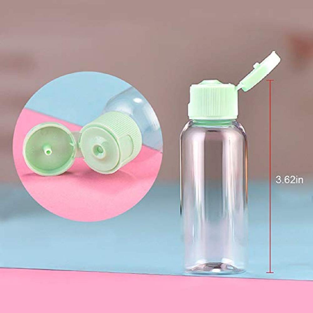 Leak Proof Travel Bottles for Makeup & Toiletries - 3oz TSA Approved Cosmetic Containers for Liquids - Perfect for Air Travel, Gym & Vacation Essentials