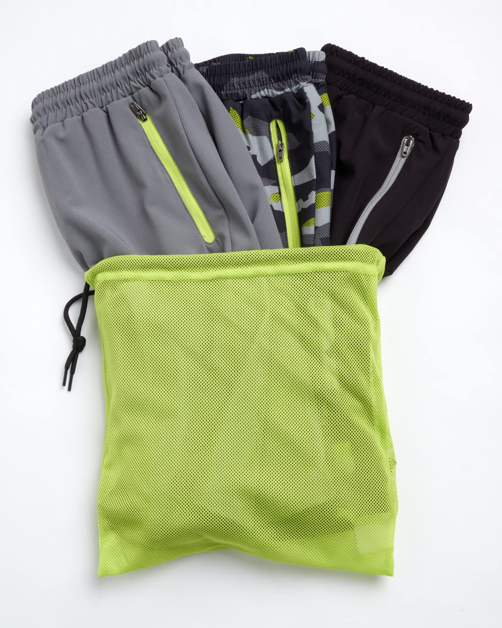 Eddie Bauer Boys' Quick Dry Athletic Shorts 3 Pack - Hybrid Mesh Performance Active Shorts for Kids Ages 4-16 - Perfect for Running, Sports & Outdoor Play