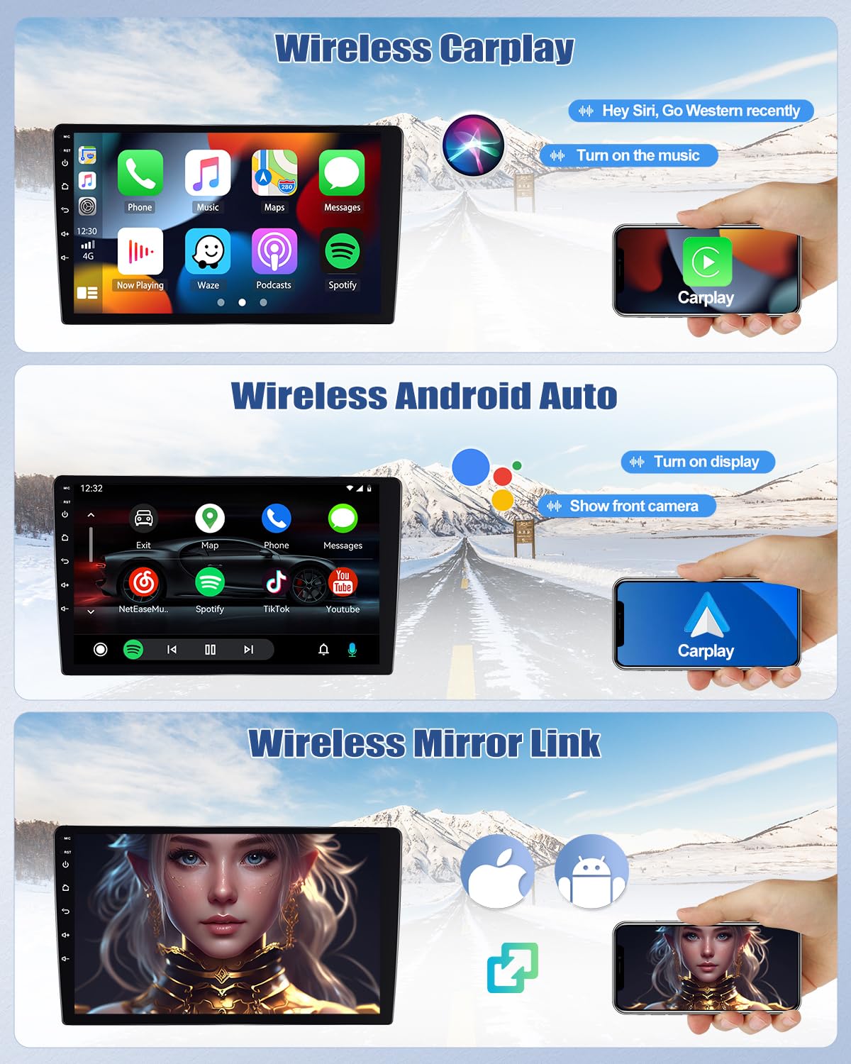 8-Core 2GB+64GB CAMECHO Android 13 Car Stereo for Ford Focus Mk2/Mk3 (2004-2011) - 9