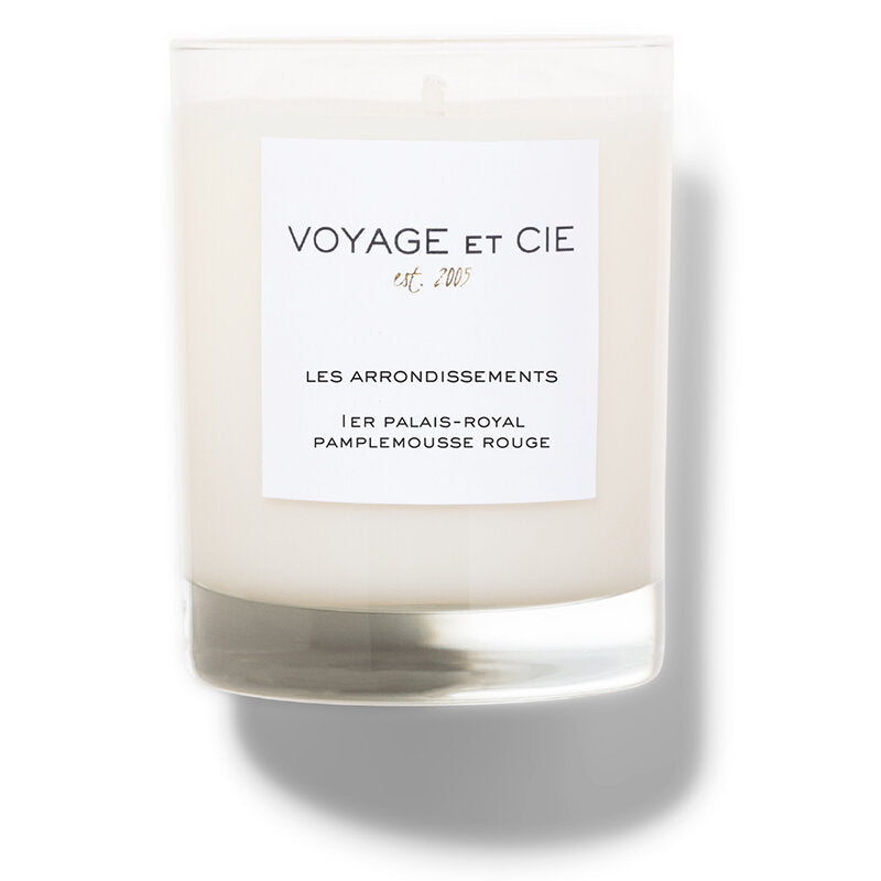Voyage et Cie Red Grapefruit Scented Candle - Perfect for Relaxation, Spa Nights & Home Aromatherapy