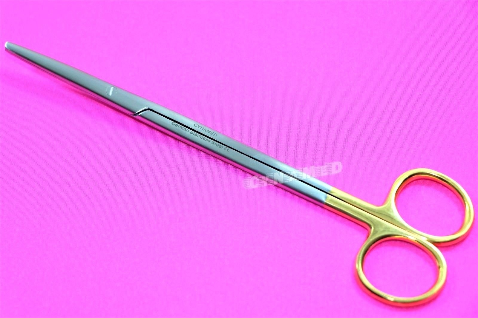 Premium 7-Inch German TC METZENBAUM Surgical Scissors with Tungsten Carbide Inserts - SuperSharp Precision for Medical, Veterinary & Crafting Use