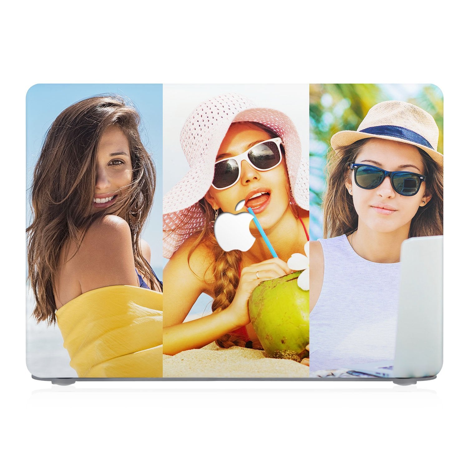 Durable MacBook Pro Case with Three Vertical Photo Slots - Perfect for Travel, Work & School Accessories
