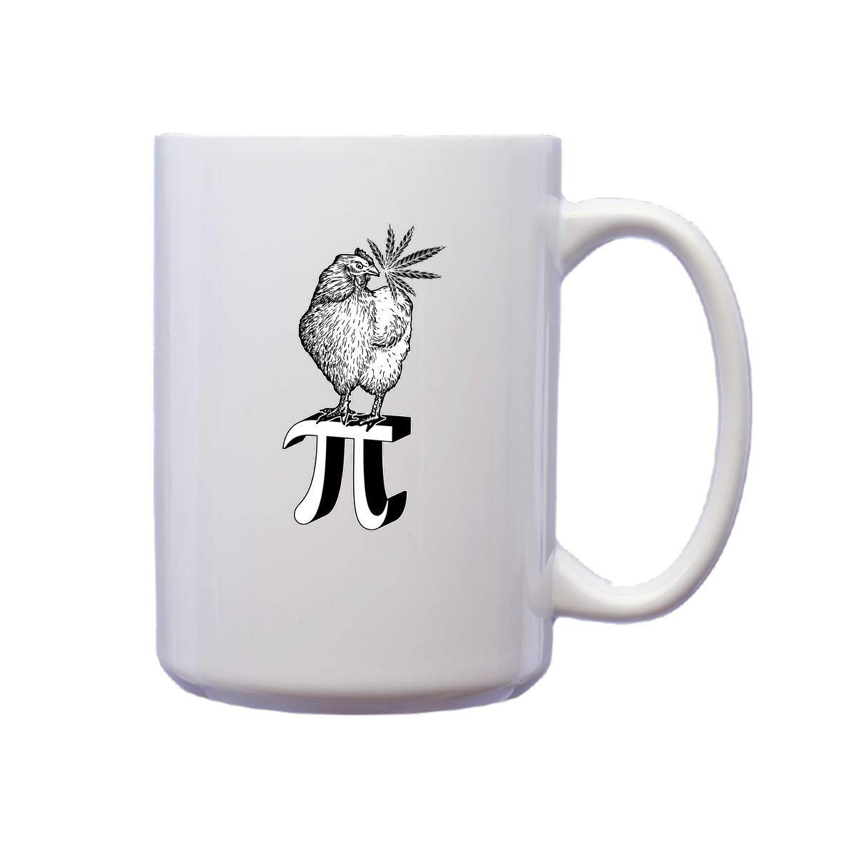 Funny Chicken Pot Pie Math Humor T-Shirt & Novelty Ceramic Coffee Mug Set - Perfect Gift for Math Teachers & Pie Lovers - Great for Classrooms, Office Gifts & Coffee Breaks