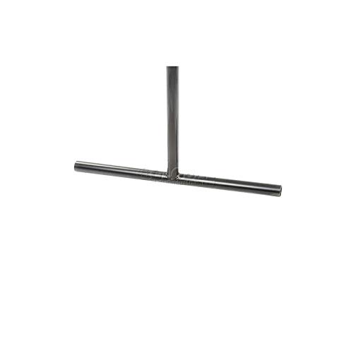Heavy Duty Free Standing Bike Rack for 7 Bikes - Black Industrial Wave Design - Perfect for Garage, Backyard & Commercial Bike Storage