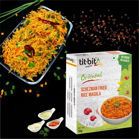 Authentic Indian Masala Combo Pack - No Onion No Garlic Spice Mix for Schezwan Fried Rice, Veg Manchurian, Tomato Soup, Paneer Chilly & Hakka Noodles (5 Spice Varieties, 250g Each) | Perfect for Quick Indian Meals, Vegan Cooking & Restaurant-Style Dishes at Home