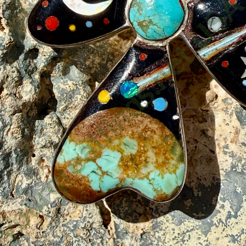 Authentic Sterling Silver Southwestern Double-Sided Cross Pendant - Handcrafted Navajo-Inspired Jewelry for Women - Perfect for Everyday Wear, Gifts & Spiritual Occasions