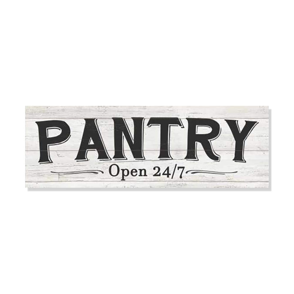 Chico Creek Signs Modern Farmhouse Rustic Wooden Pantry Decor Sign - 6x18 Inches - Perfect for Kitchen, Dining Room & Country Style Home Decor
