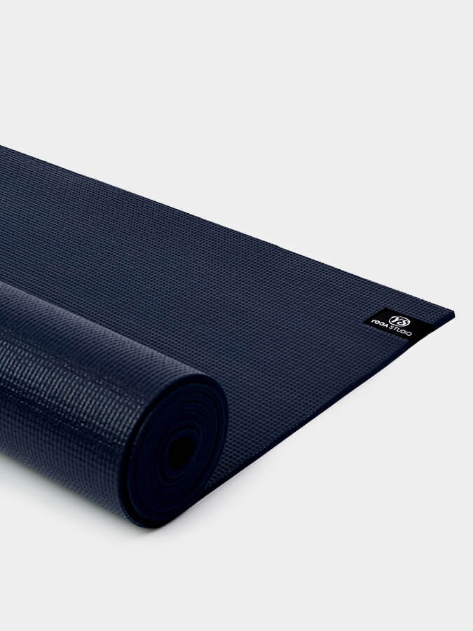 Custom Personalized Yoga Mat 6mm Thick - Navy Blue with Your Unique Design | Perfect for Home Workouts, Yoga Studios & Gift Giving