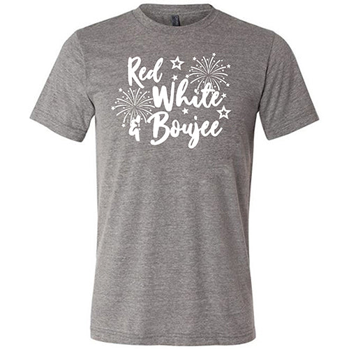 Stylish Red, White & Boujee Unisex Shirt - Trendy Casual Wear for Men & Women - Perfect for Parties, Outings & Everyday Fashion
