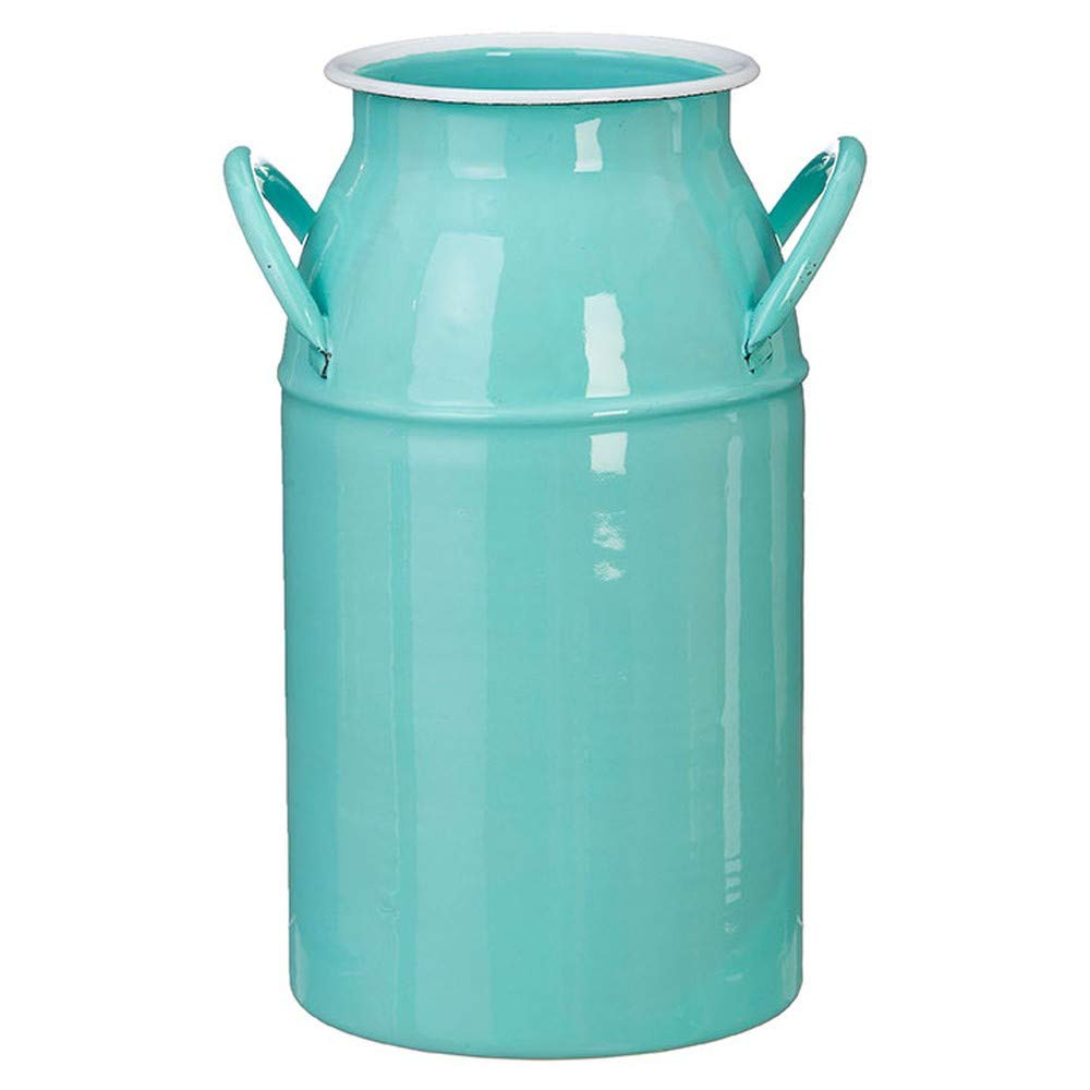RAZ Imports Home Sweet Home 10.25-Inch Decorative Milk Can - Rustic Farmhouse Decor for Kitchen, Living Room, or Country-Themed Weddings