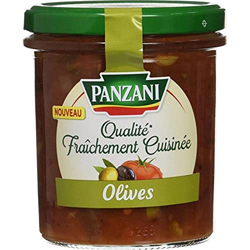 Panzani Freshly Cooked Quality Sauce with Olives - Perfect for Pasta, Pizza & Mediterranean Dishes