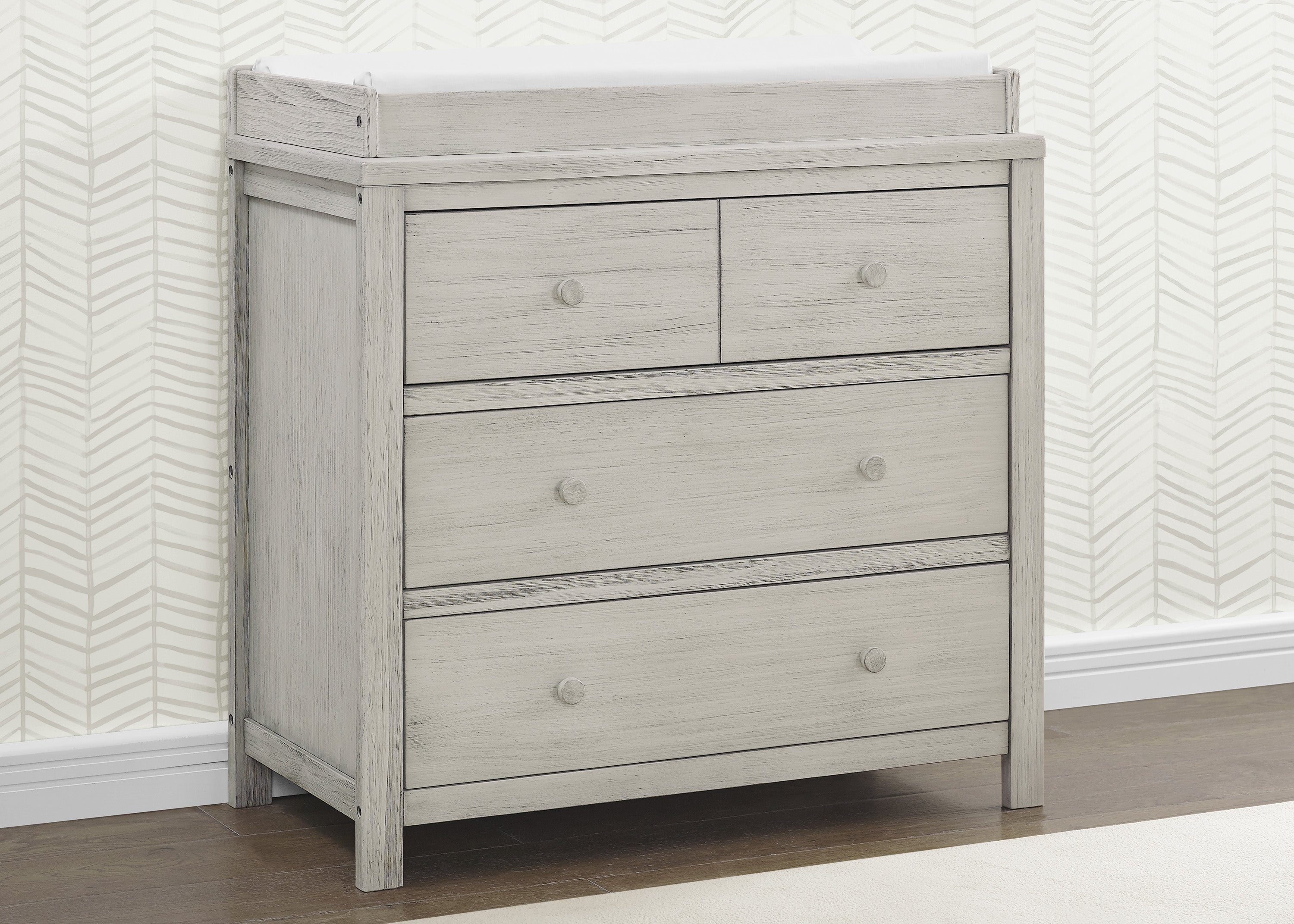 Cambridge 3-Drawer Solid Wood Dresser with Smooth Gliding Drawers - Perfect for Bedroom, Nursery, or Dorm Room Storage