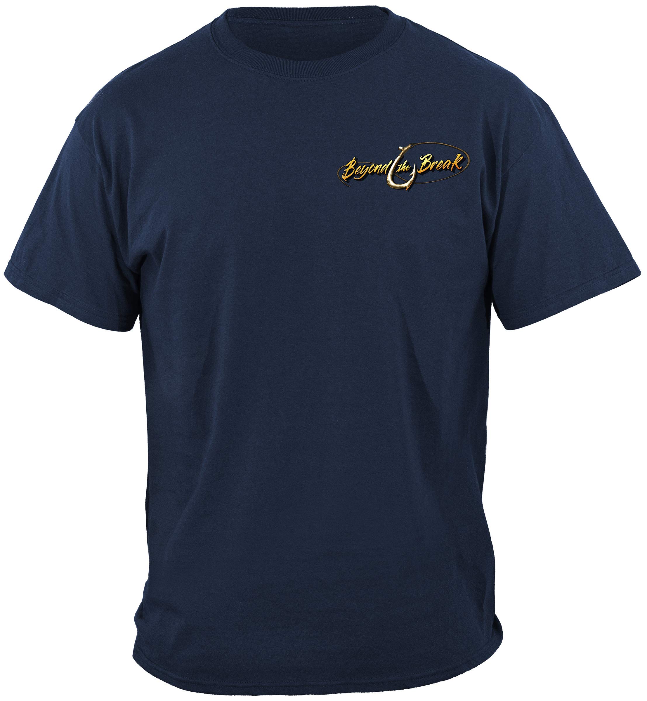 Erazor Bits Fishing Sail Fish Baller Offshore Fishing Shirt - 100% Cotton Breathable T-Shirt for Deep Sea Fishing | Saltwater Fishing Gear | Comfortable Men's Fishing Apparel (X-Large) | Perfect for Charter Trips & Ocean Adventures