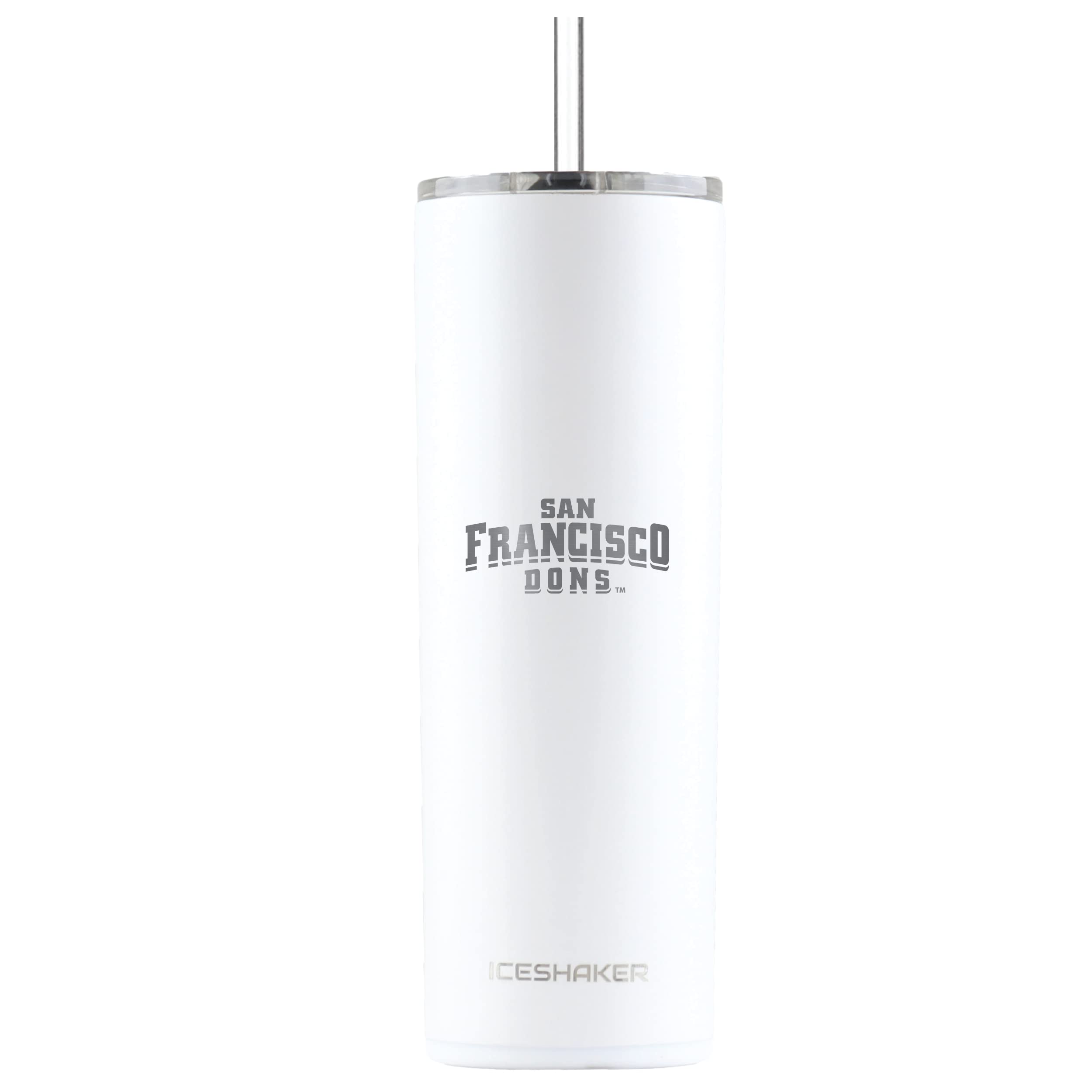 NCAA 20oz Skinny Water Bottle with Etched Logo - Perfect for School & Sports