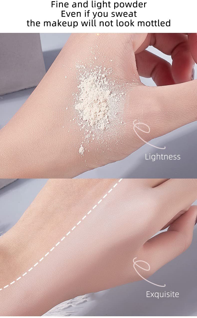 Oil Control Face Powder - Smooth Loose Setting Powder for Makeup | Matte Finish & Long-Lasting | Perfect for Oily Skin & Hot Weather