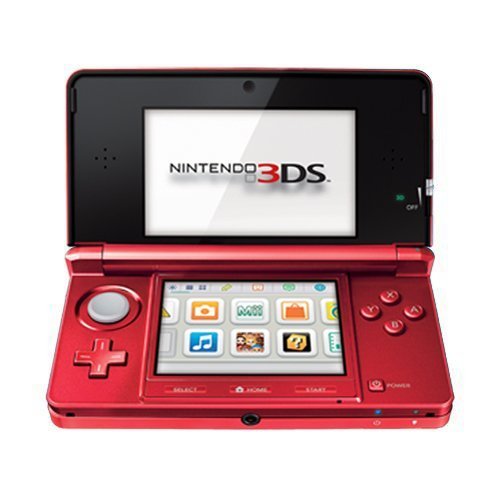 Refurbished Nintendo 3DS XL Flame Red Portable Gaming Console - Perfect for Travel, Commuting & Retro Gaming Enthusiasts