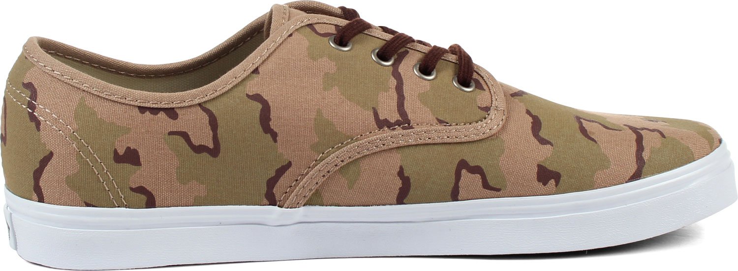 Vans Men's Madero Camo Natural/Fudge Canvas Skate Shoes Size 11.5 - Comfortable Sneakers for Skateboarding, Streetwear & Casual Wear