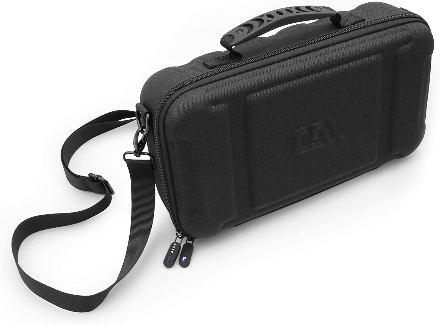 CASEMATIX Wireless Microphone Case - Durable Storage for Sennheiser, Shure & More Handheld Mics - Includes Shoulder Strap - Perfect for Live Performances, Studio Recording & Travel Protection
