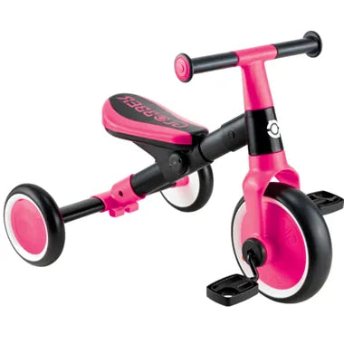 Best 2-in-1 Learning Trike for Toddlers - Convertible Balance Bike & Tricycle in Fuchsia Pink | Perfect for Outdoor Play & Early Childhood Development