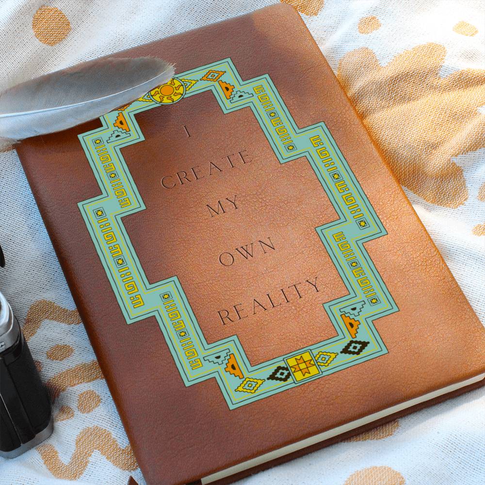 Southwestern Vegan Leather Journal - Handmade Leather Notebook for Writing, Sketching & Journaling - Perfect Gift for Writers, Artists & Dreamers - Use for Daily Reflection, Creative Projects & Personal Growth