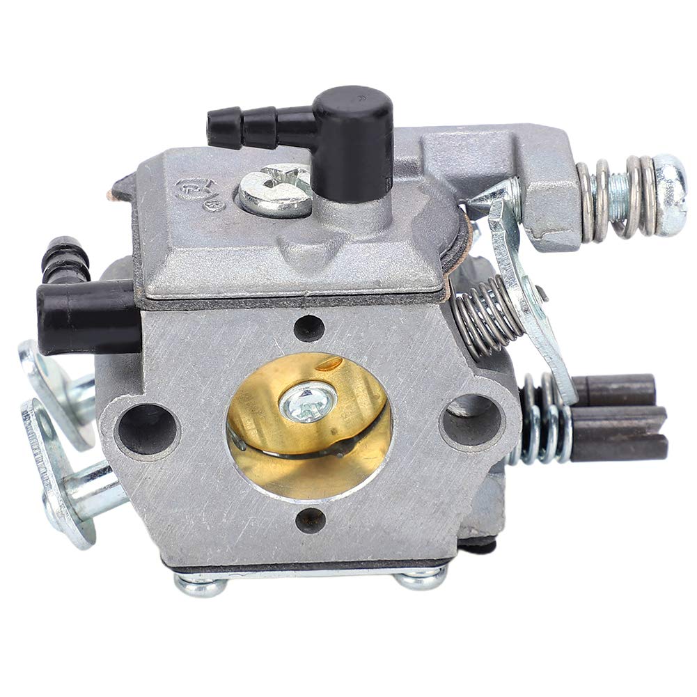 Walfront Replacement Carburetor for IE52 Gasoline Chainsaw - 180 Degree Rotating Aluminum Alloy Saw Carburetor - Compatible with Gas Chainsaws for Tree Cutting, Woodworking & Forestry Maintenance