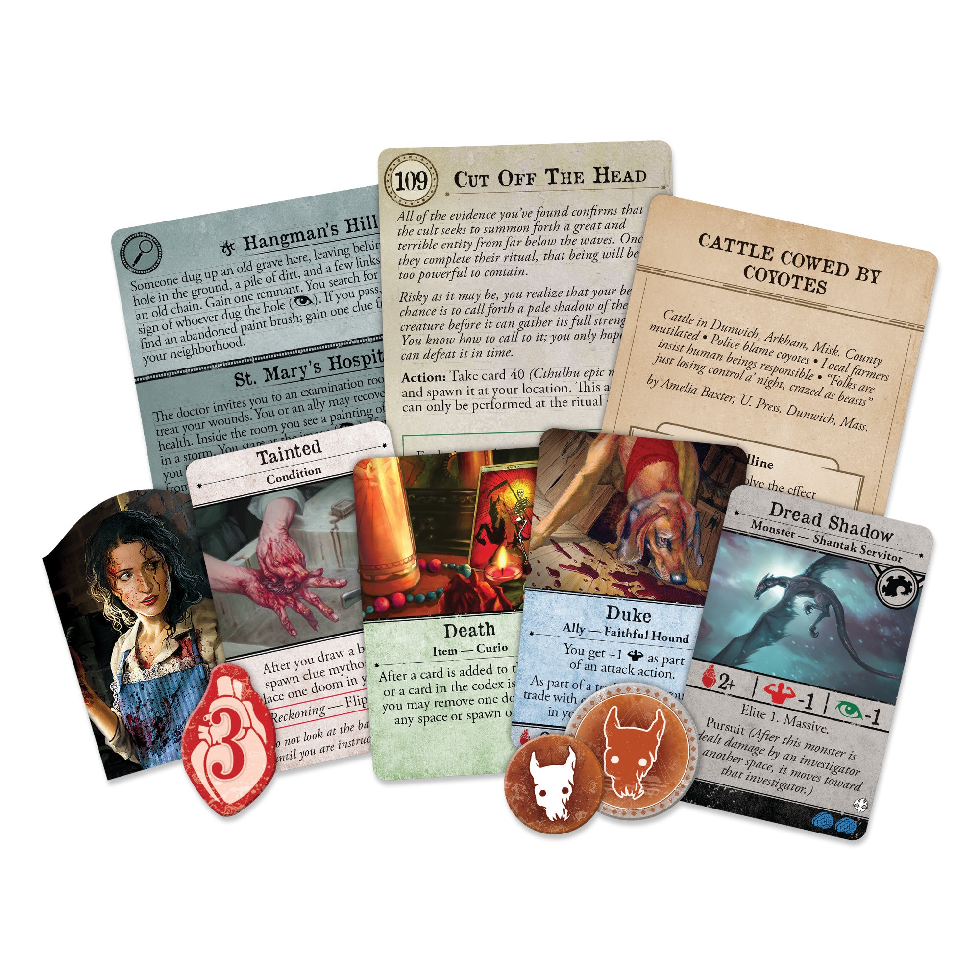 Arkham Horror: Under Dark Waves Expansion Board Game - Horror Themed Strategy Game for Adults & Teens - Perfect for Game Nights & Halloween Parties