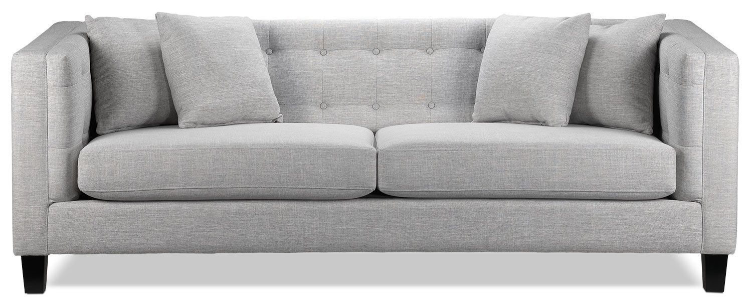 Astin Sofa - Modern Grey Fabric Sofa for Living Room, Lounge & Home Decor | Comfortable & Stylish Couch for Relaxing & Entertaining