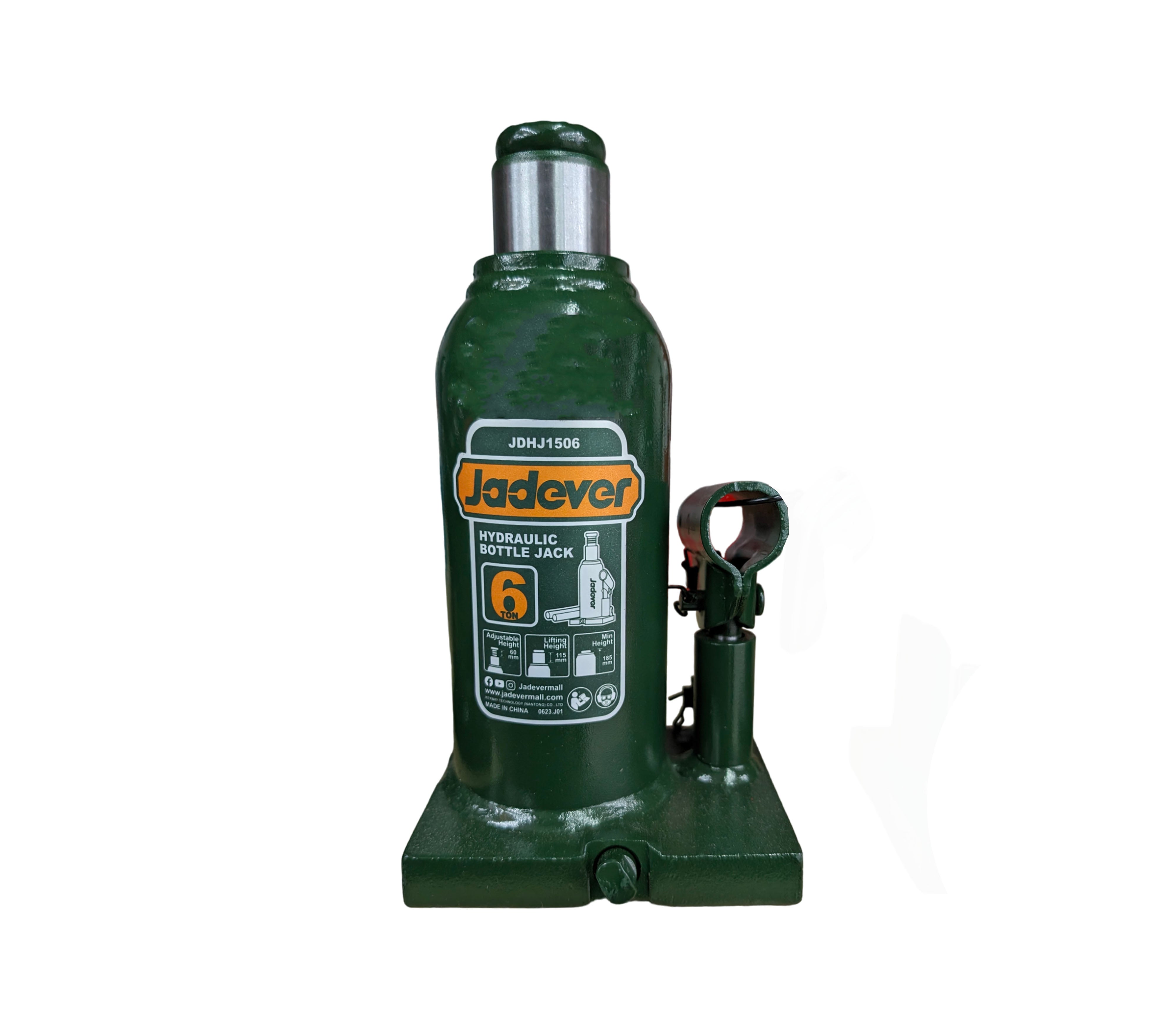 6-Ton Gato Botellas Hydraulic Bottle Jack - Heavy Duty Car Lift for Trucks, SUVs, and Vehicle Maintenance