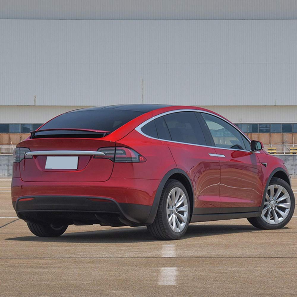 ABS Imitation Carbon Fiber Front Grille Insert Trim for Tesla Model X 2016-2020 - Car Exterior Accessories & Styling Upgrade - Perfect for Car Shows, Daily Driving & Customization